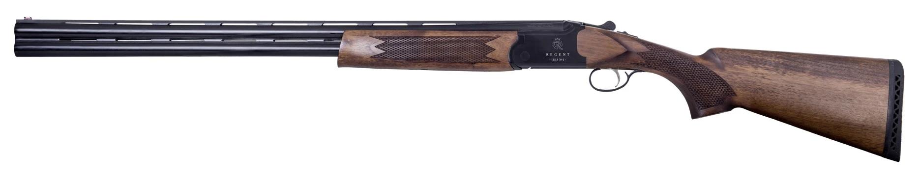 Regent 1848 Steel Black bock sörétes, 12/76 71cm cső, ejektoros, diófa agyazás Sörétes vadászfegyver