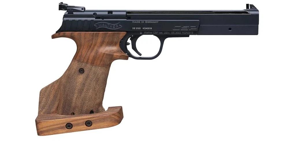 Walther CSP Expert .22LR Walnut sportpisztoly Revolver, maroklőfegyver