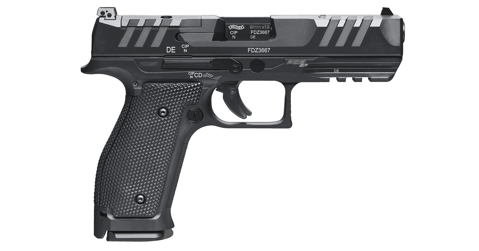 Walther PDP Match Steel Frame FS 9x19 4,5' Revolver, maroklőfegyver