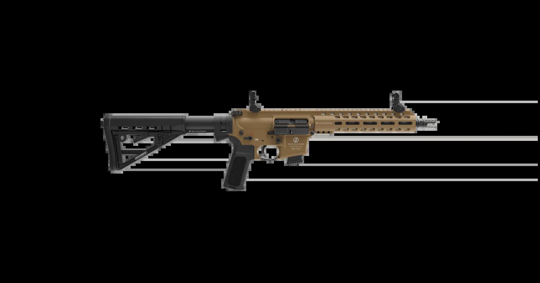 Schmeisser AR15-9 S4F 10,5", 9 mm, FDE