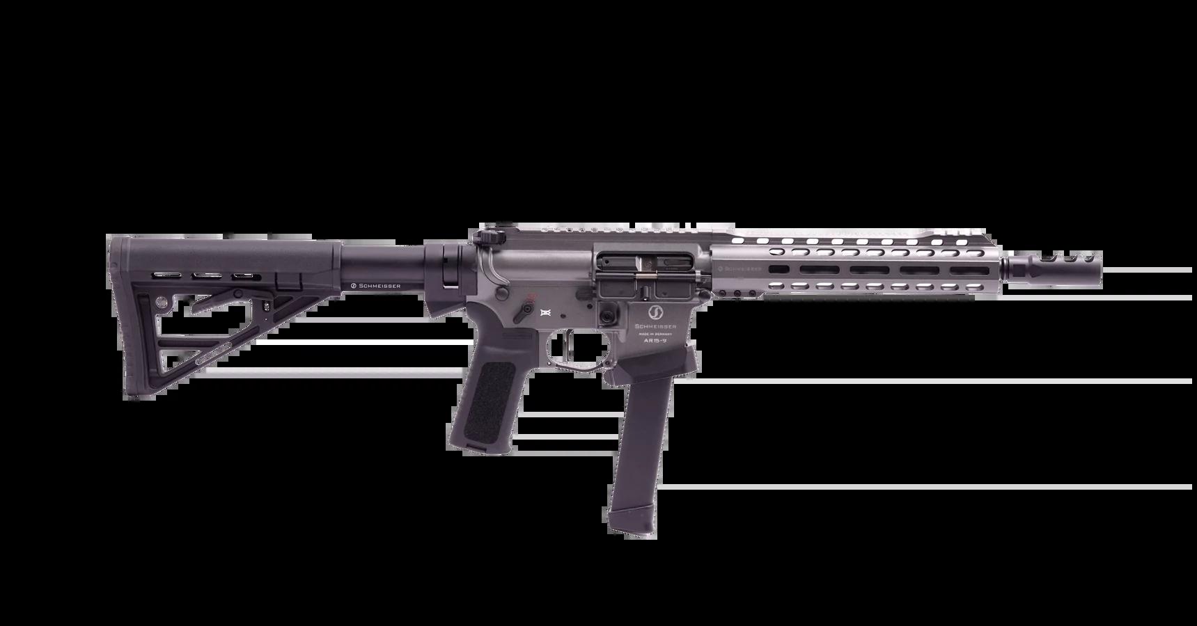 Schmeisser Dynamic AR15-9, 10,5" cső, 9mm - grey