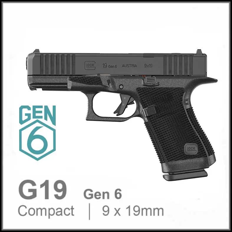 Glock 19 Gen6 MOS 9x19 maroklőfegyver
