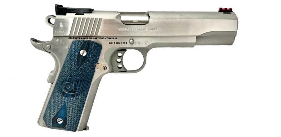 Colt 1911 Gold Cup .45 ACP 5&apos; Stainless