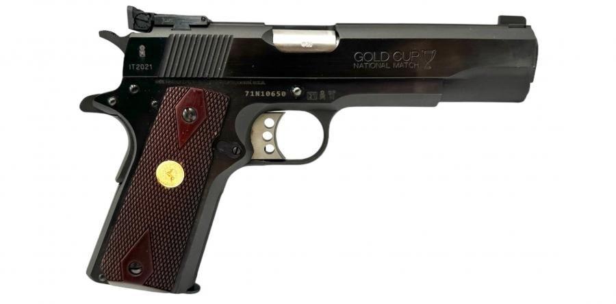 Colt 1911 Gold Cup National Match .45 ACP 5&apos; Blued