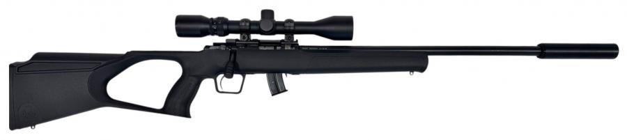 Regent RBA1 .22LR menetes csővég+A-Tec Wave hangtomp. +3-9x40 Weaver céltávcső