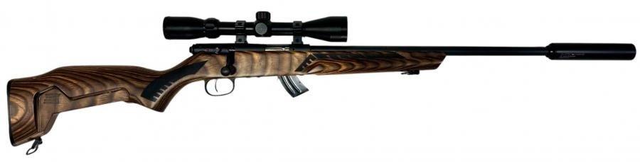 Használt Savage Mark II Minimalist 22LR, hangtompítóval, távcsővel