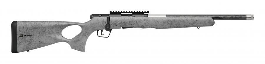 Savage B22 Timberlite Thumbhole SR 18&apos;, .22LR, menetes csővég