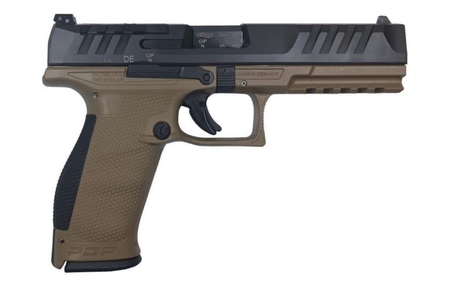 Walther PDP 9X19 Full Size 5&quot; 2db 18as tárral, FDE barna