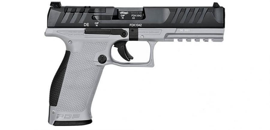 Walther PDP 9X19 Full Size 5&quot; 2db 18as tárral, Wolfram szürke