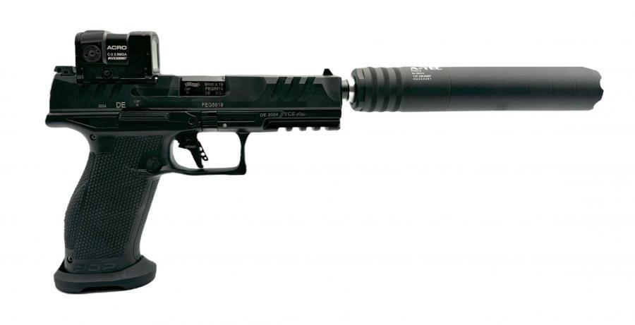 Walther PDP PRO SD OR +Aimpoint ACRO +hangtompító 9X19 Full Size 5,1&quot;