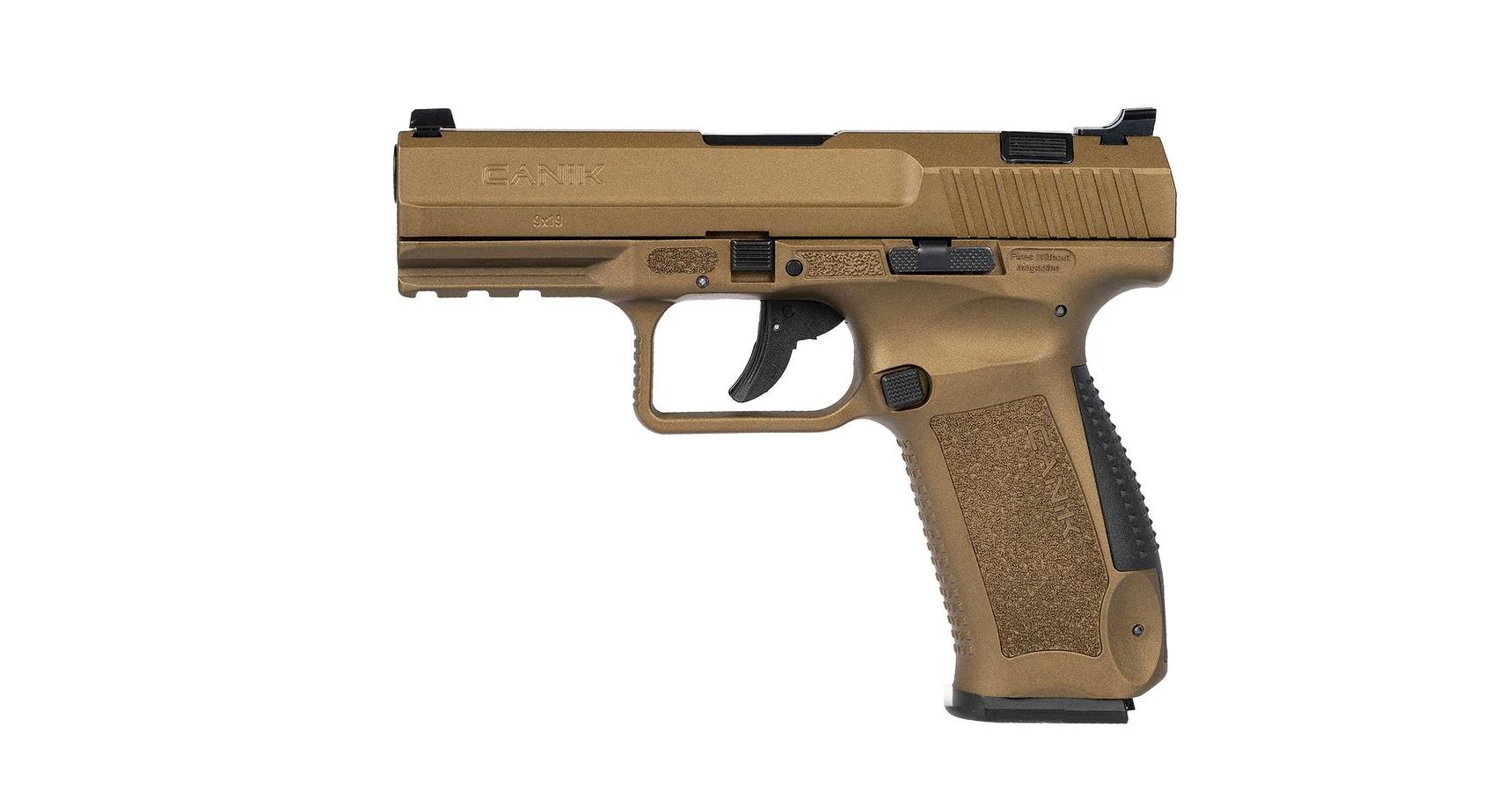 Canik TP9 DA, 9mm Para pisztoly, DA/SA, bronze
