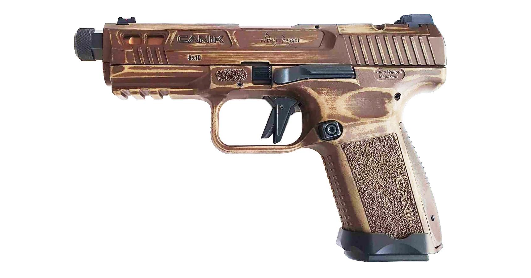 Canik TP9 Elite Combat Elven Dagger, 9mm Para pisztoly, SAO, black