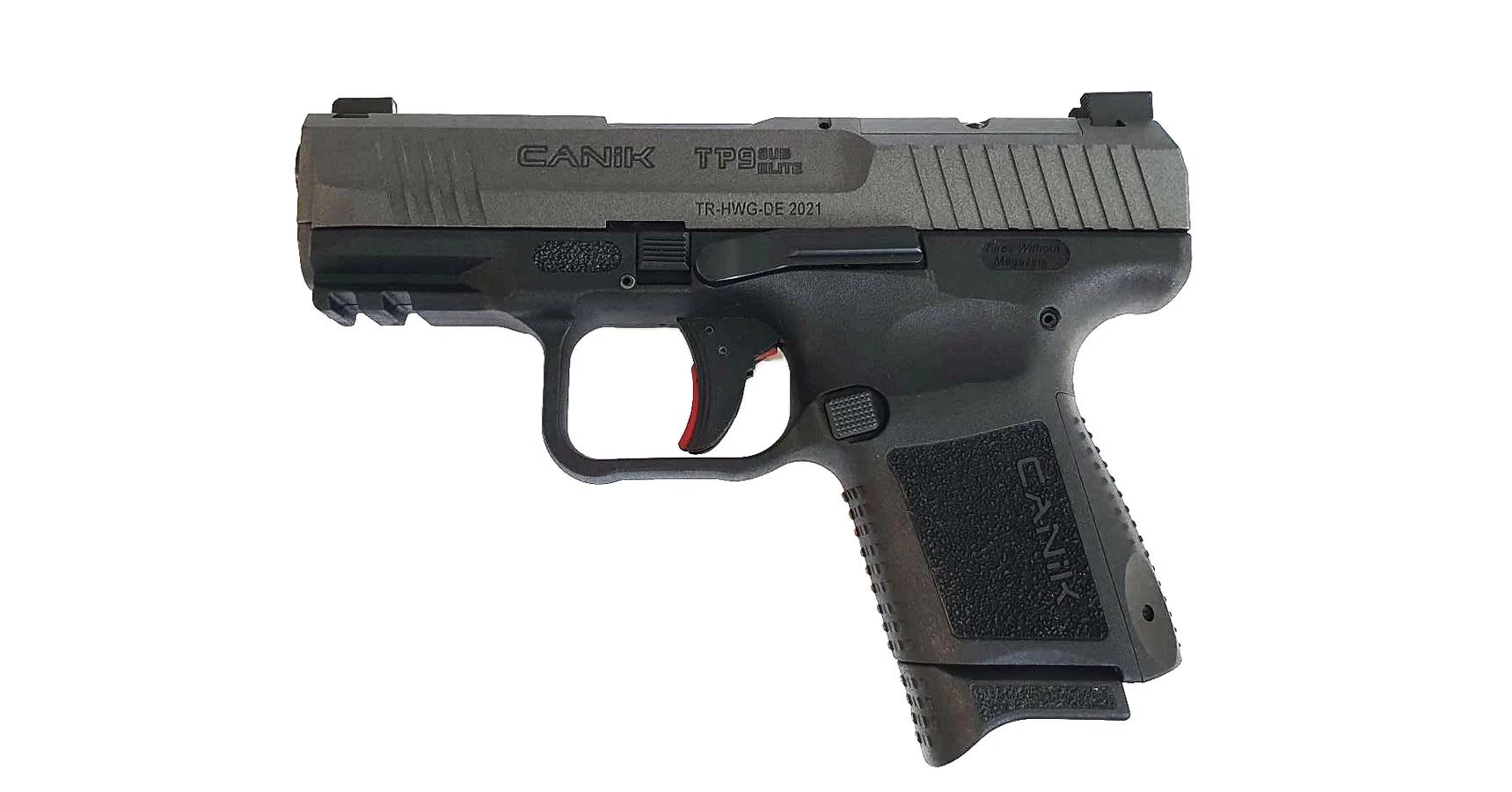 Canik TP9 ELITE Subcompact, 9mm Para pisztoly, SAO, black/grey