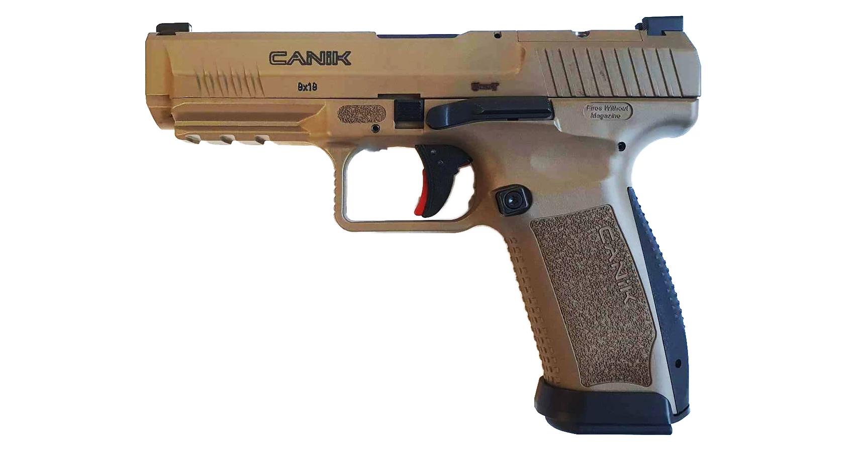 Canik TP9 SFT METE, 9mm Para pisztoly, SAO, desert