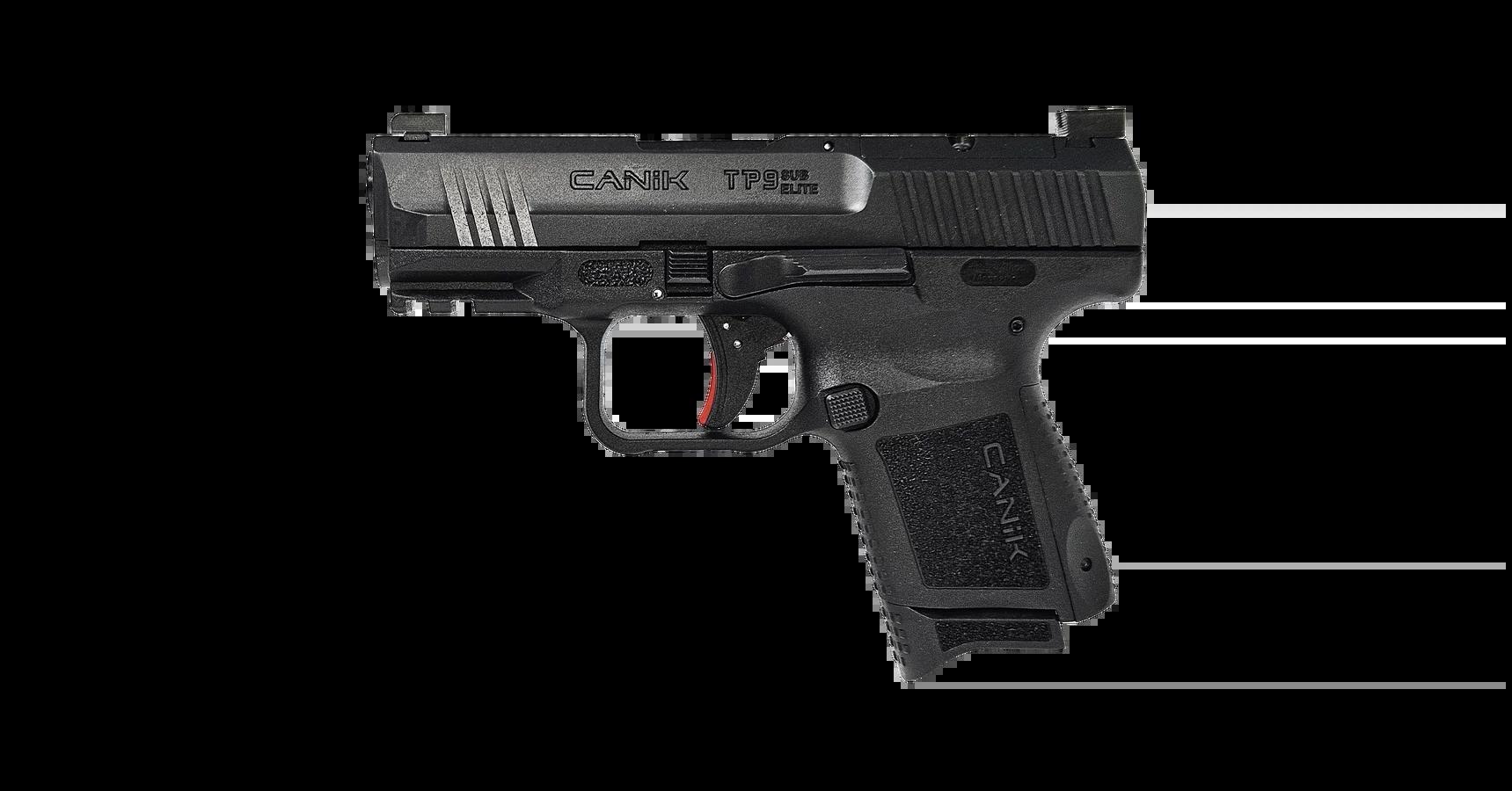 Canik TP9 Sub Elite 9x19mm luger pisztoly