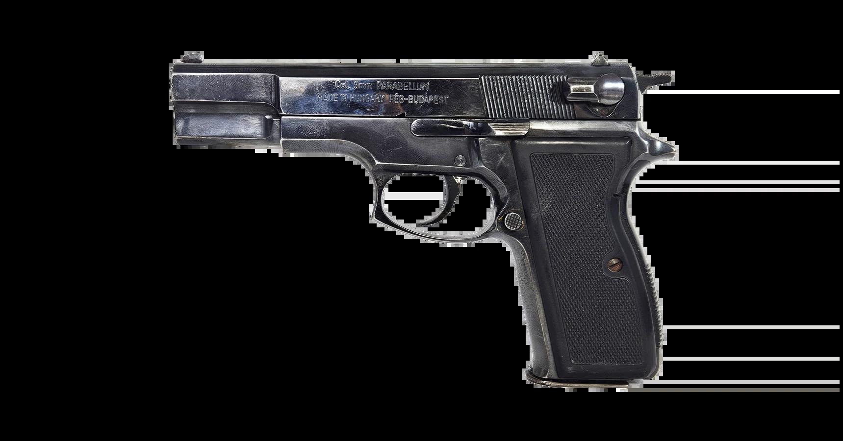 FÉG P9R Parabellum, 9 mm LUGER, pisztoly, használt