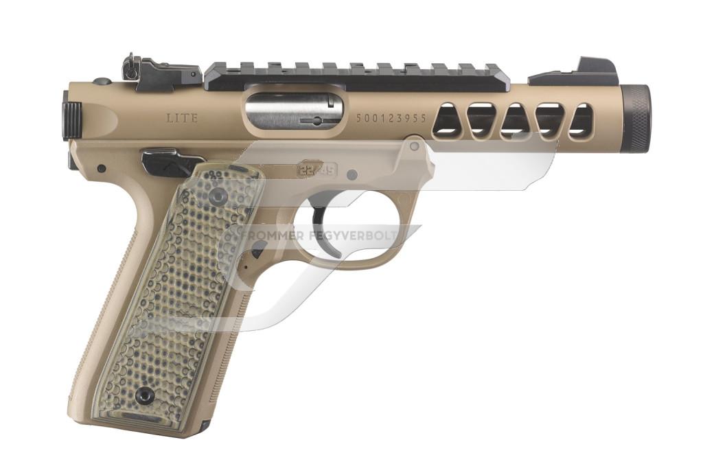 Ruger Mark IV 22/45 Lite FDE Cerakote , 22Lr 4,40" cső 10+1 lőszeres tár ÚJ