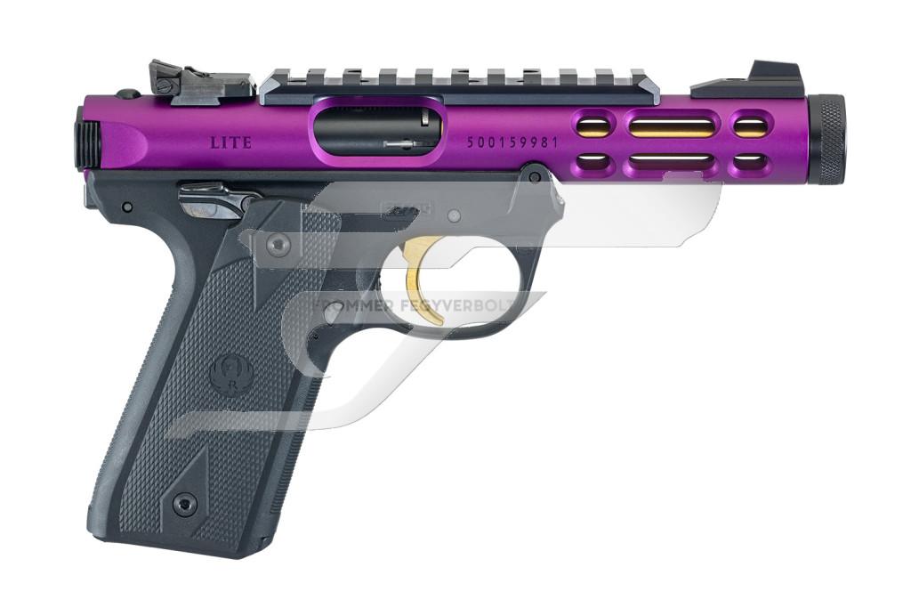 Ruger Mark IV 22/45 Lite Purple (Lila) , 22Lr 4,40" cső 10+1 lőszeres tár ÚJ