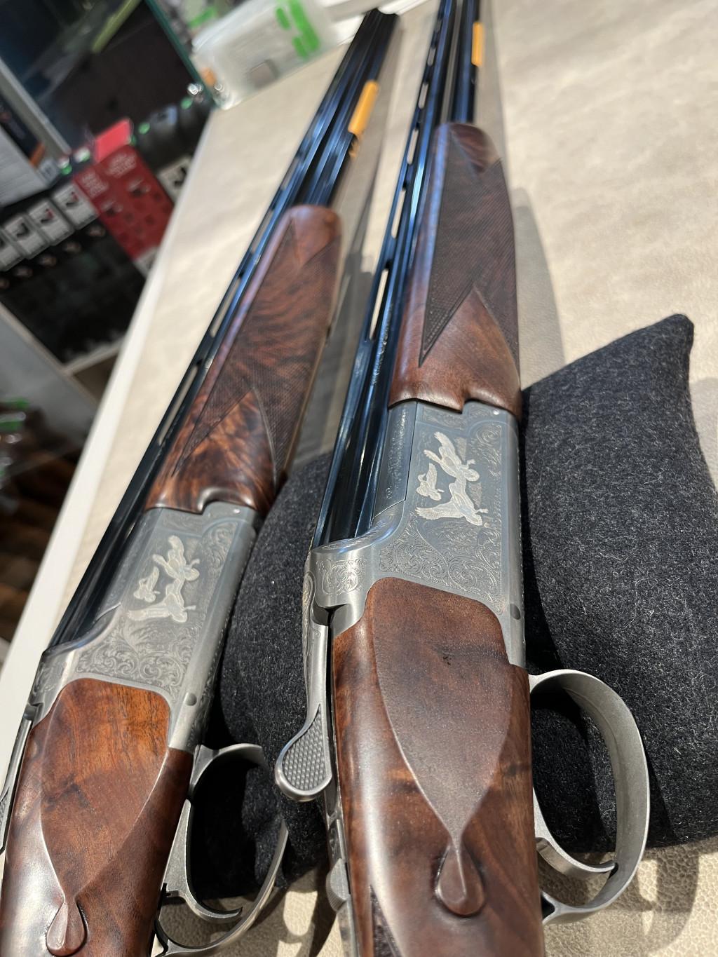 Browning B525 Limited Edition Imperial Silver Pair 12/76 sörétes fegyverpár 76 cm
