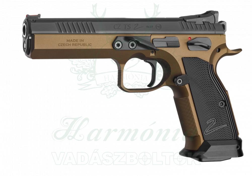CZ TS-2 Deep Bronze 9mm Luger Pisztoly