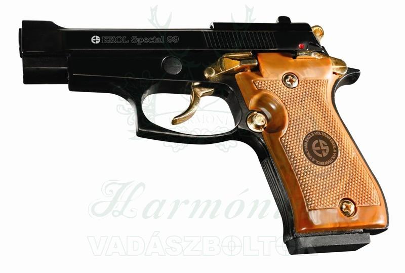 Ekol Special 99 fekete,arany 9PA 1041 Gázpisztoly