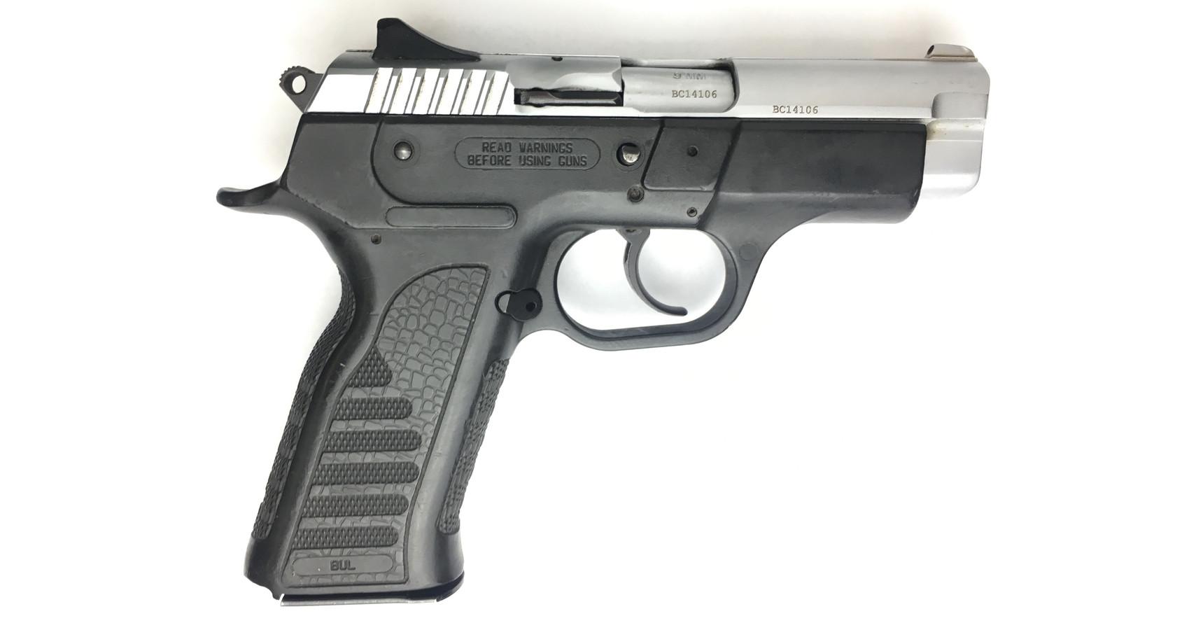 BUL Cherokee Duo-Tone Compact 9 mm Luger, használt fegyver, tárhiányos