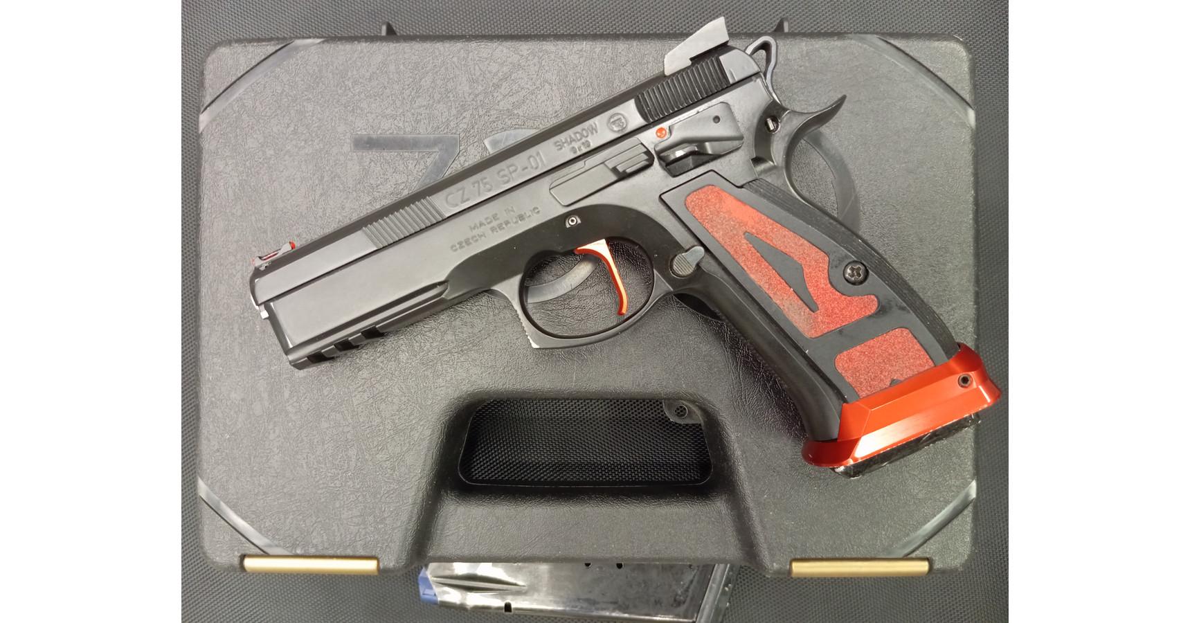 CZ 75 SP-01 Shadow SA/DA 9 mm Luger HASZNÁLT