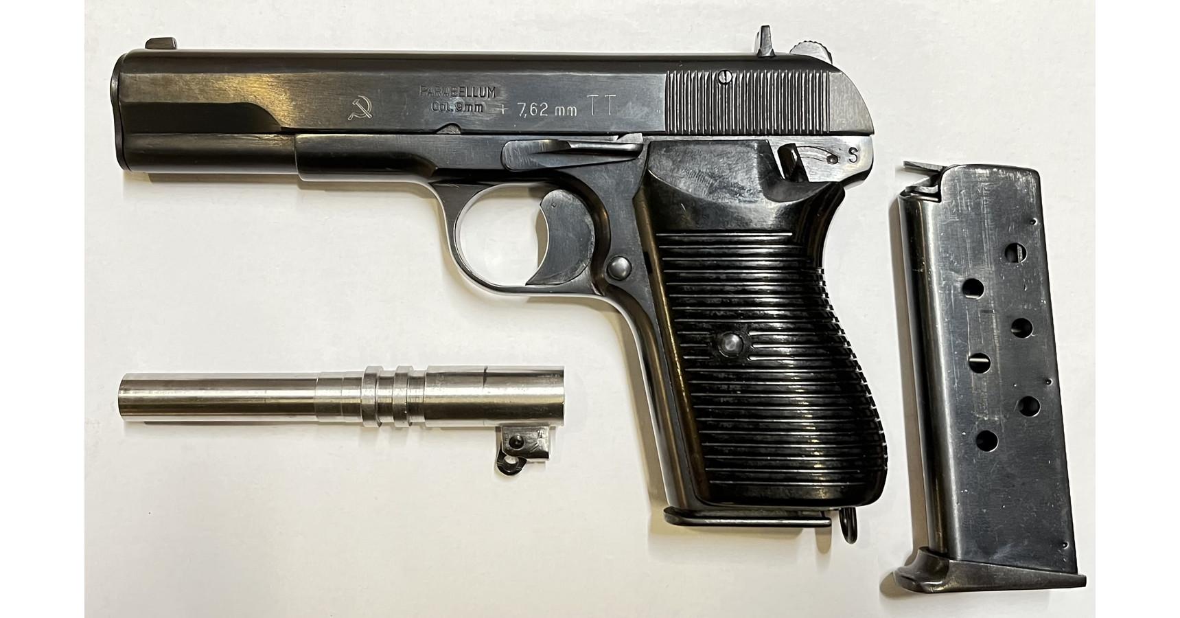 Tokagypt 58 9 mm Luger + 7,62x25TT váltócső