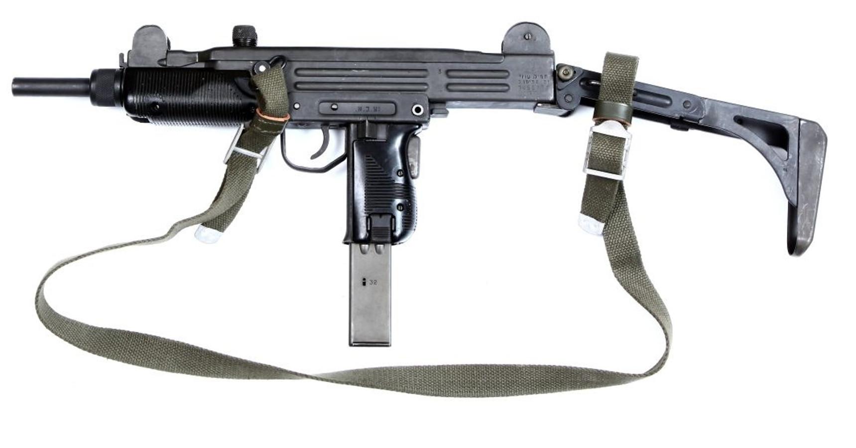 UZI-S 9 mm Luger, félautomata, fémtussal