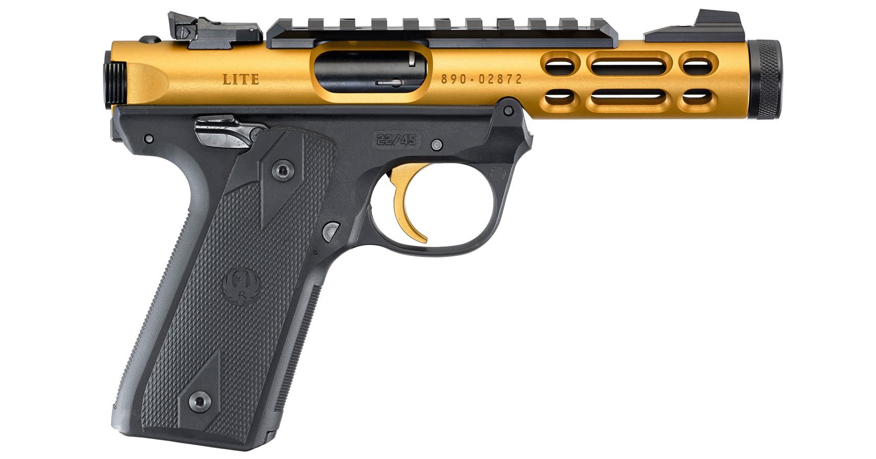Ruger Mark IV 22/45 Lite, arany .22LR