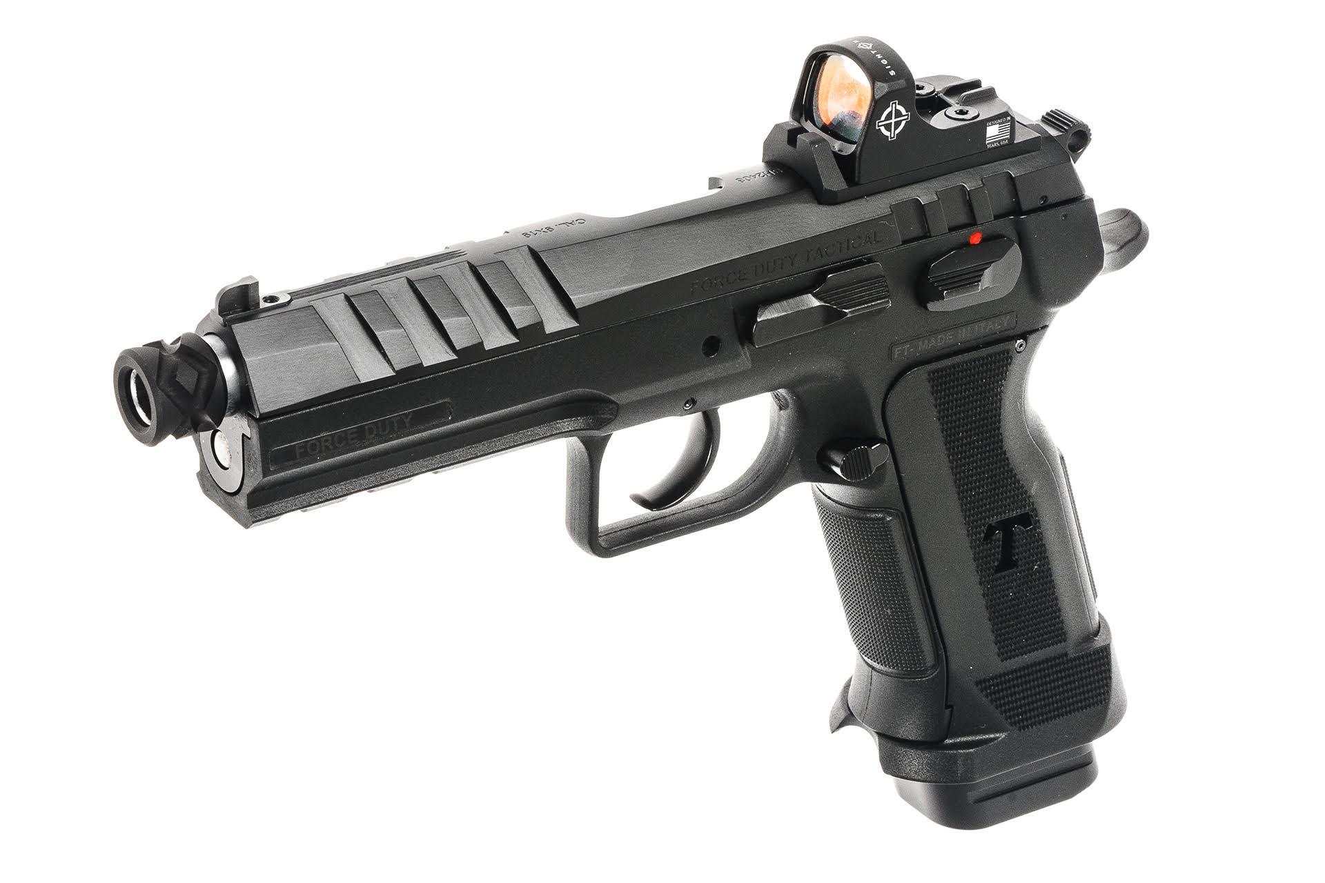 Tanfoglio Force Duty Tactical 9×19 Sightmark Red Dot, menetes cső