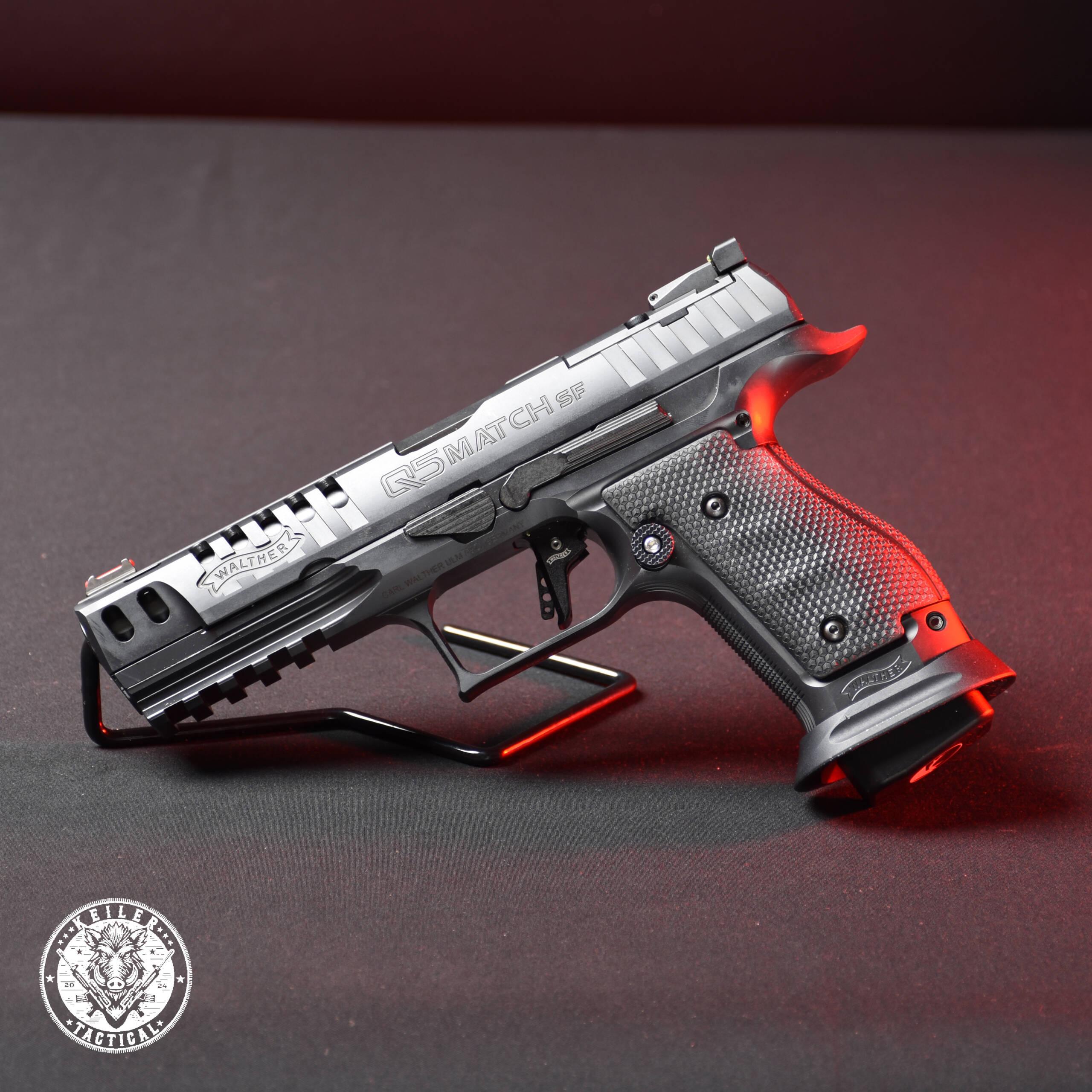 Walther Q5 Match Black Steel Frame – verseny sportpisztoly