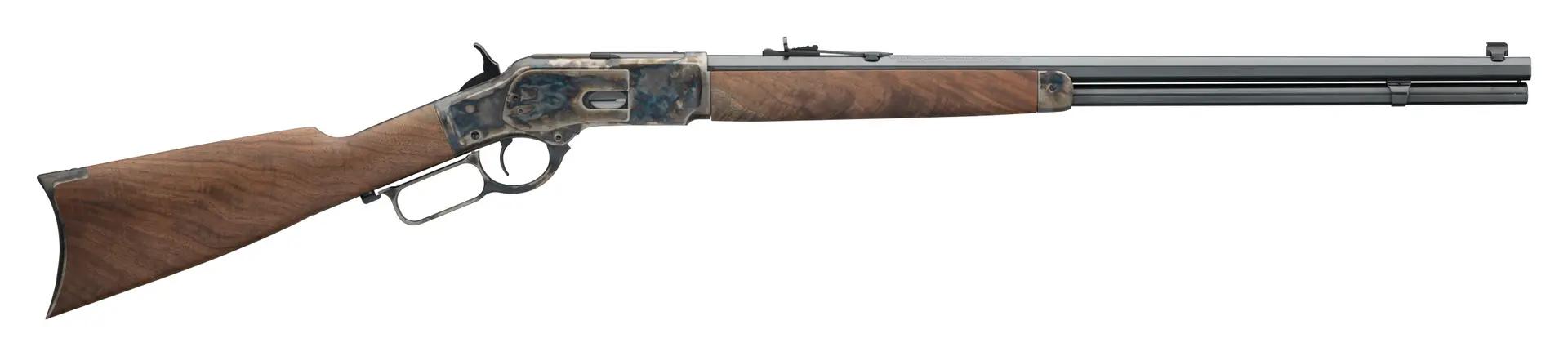 Winchester Model 1873 Sporter Octagon Color Case Hardened 357-38 24″ puska