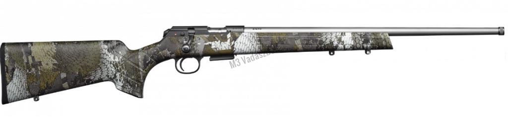 CZ 457 Stainless 5db-os kivehető tár, 52cm-es cső.22LR Golyós Vadászpuska