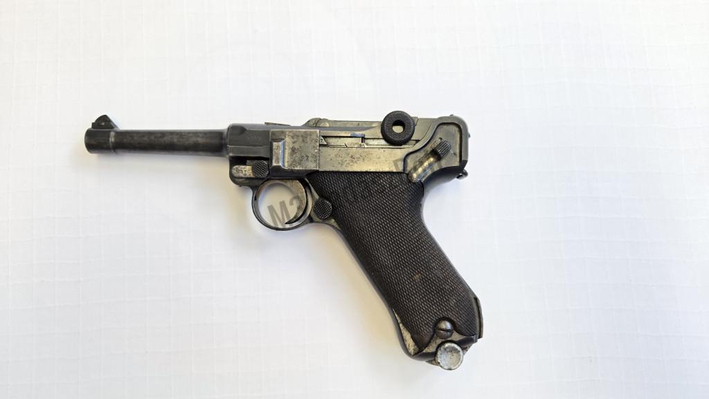 Walther, Luger P08, 1916-os maroklőfegyver, használt, (7397)