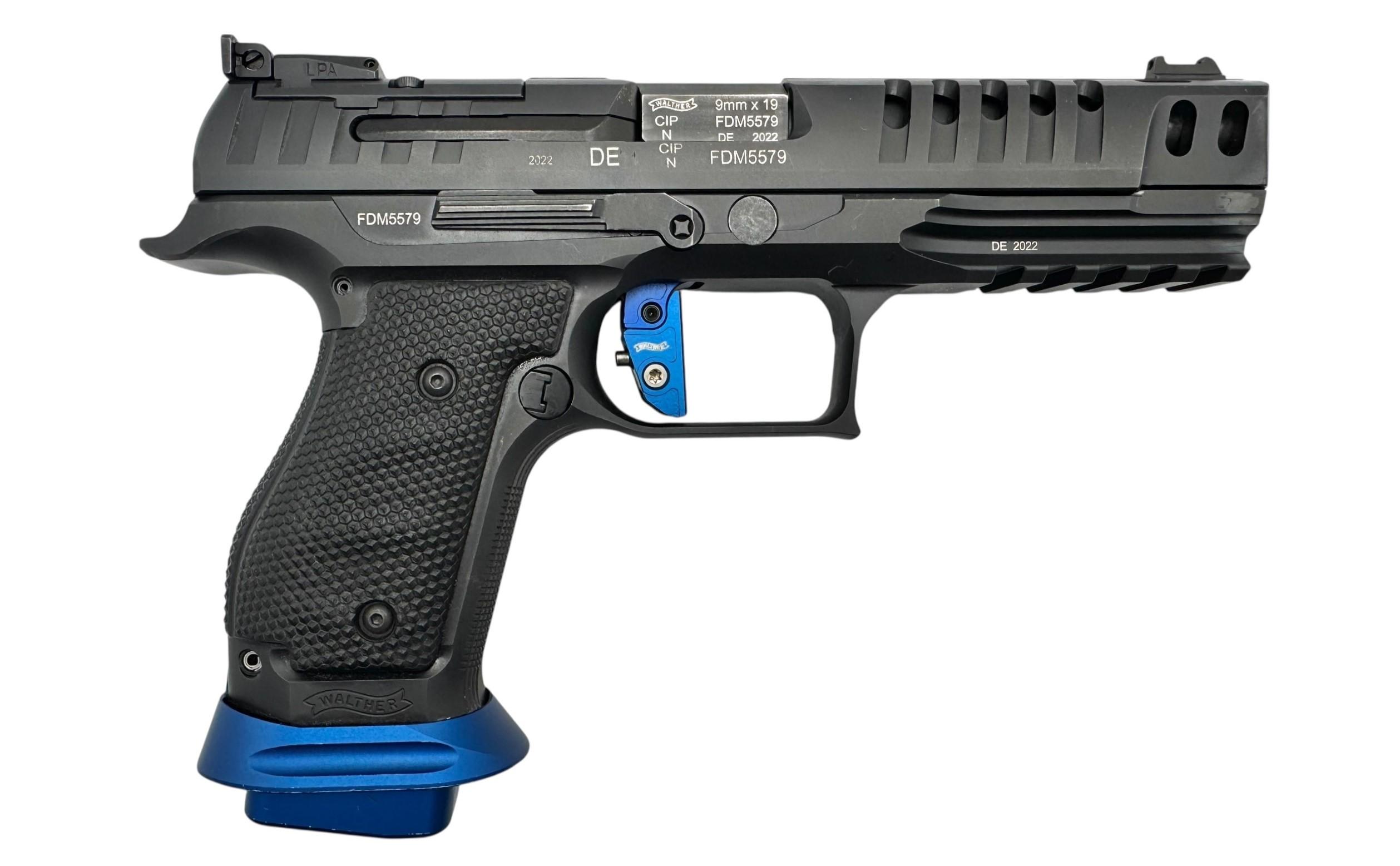 Bemutató darab-Walther Q5 Match SF Expert 9x19 +Docter sight+talp