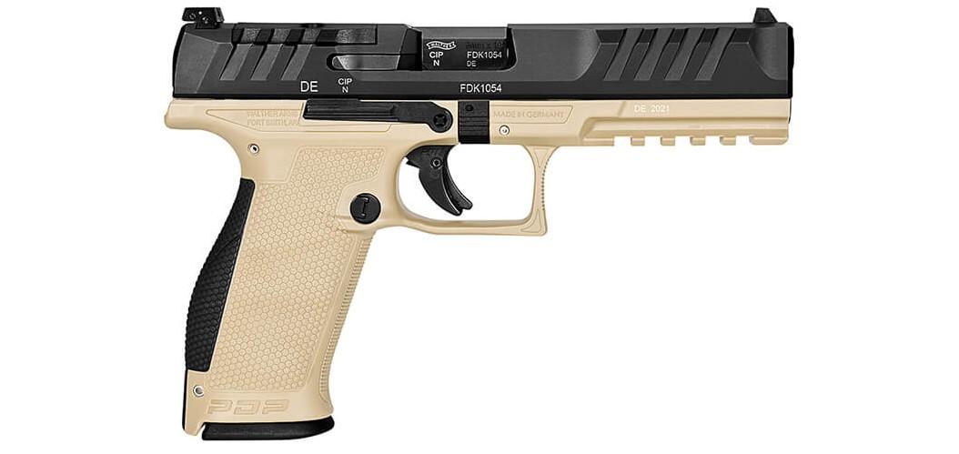 Walther PDP 9X19 Full Size 5" 2db 18as tárral, FDE barna