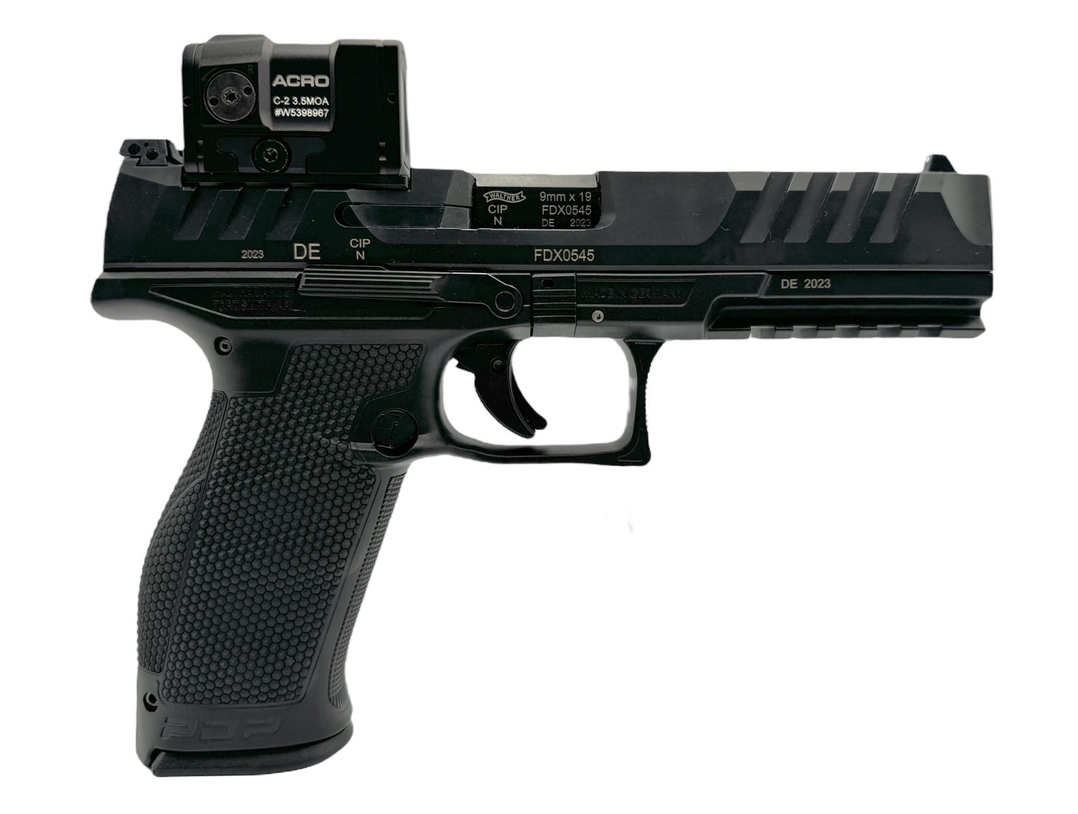 Walther PDP 9X19 Full Size 5" +Aimpoint ACRO+adapter