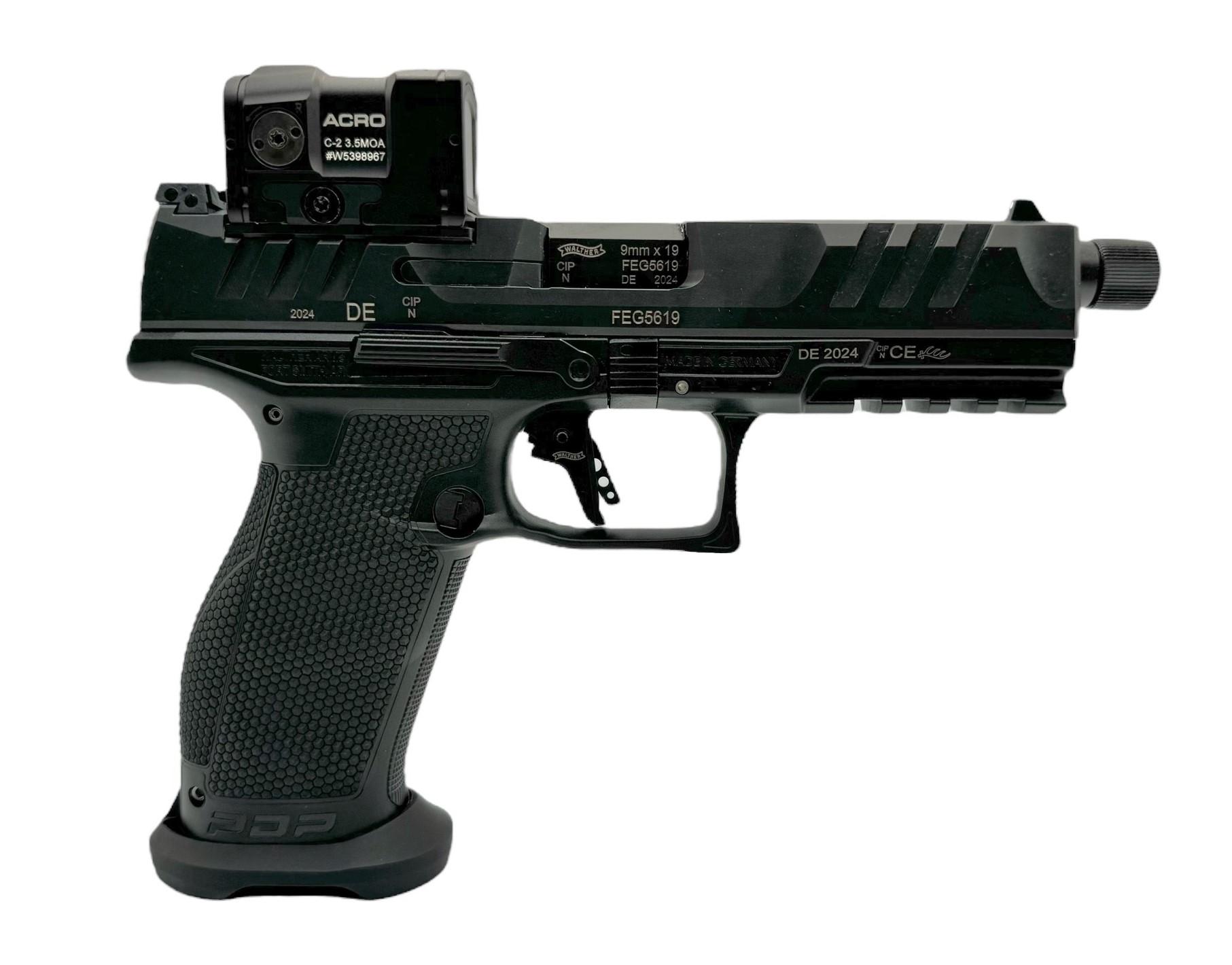 Walther PDP PRO SD OR +Aimpoint ACRO + talp 9X19 Full Size 5,1"
