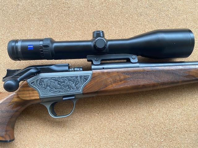 Blaser R8 Luxus .338 Blaser Magnum használt golyós vadászfegyver