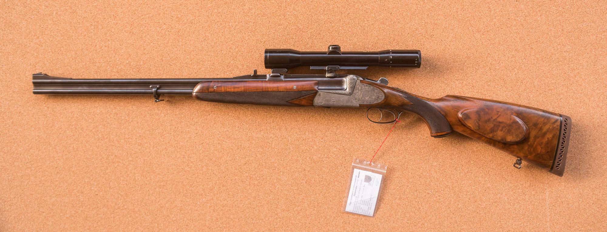 Ludwig Borovnik Ferlach Bock duplagolyós .375H&H